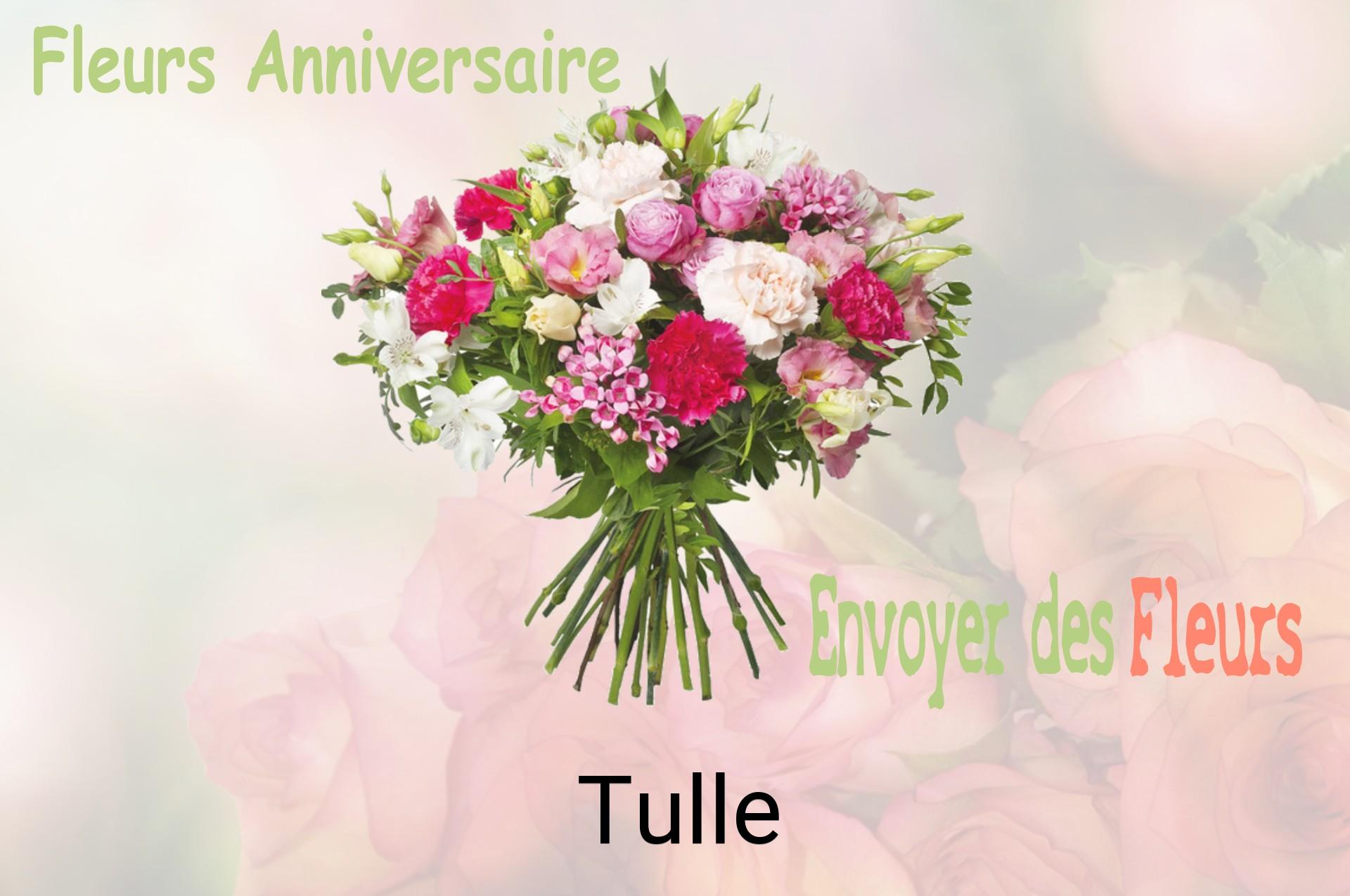 Bouquet de fleurs d’anniversaire livré à Tulle